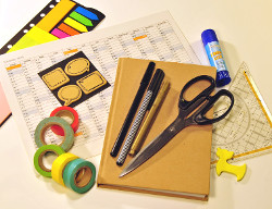Material DIY-Taschenkalender