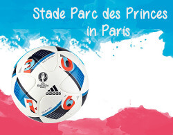 Stade Parc des Princes in Paris - stilisiert