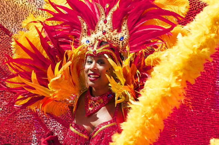 Tänzerin beim Karneval in Rio