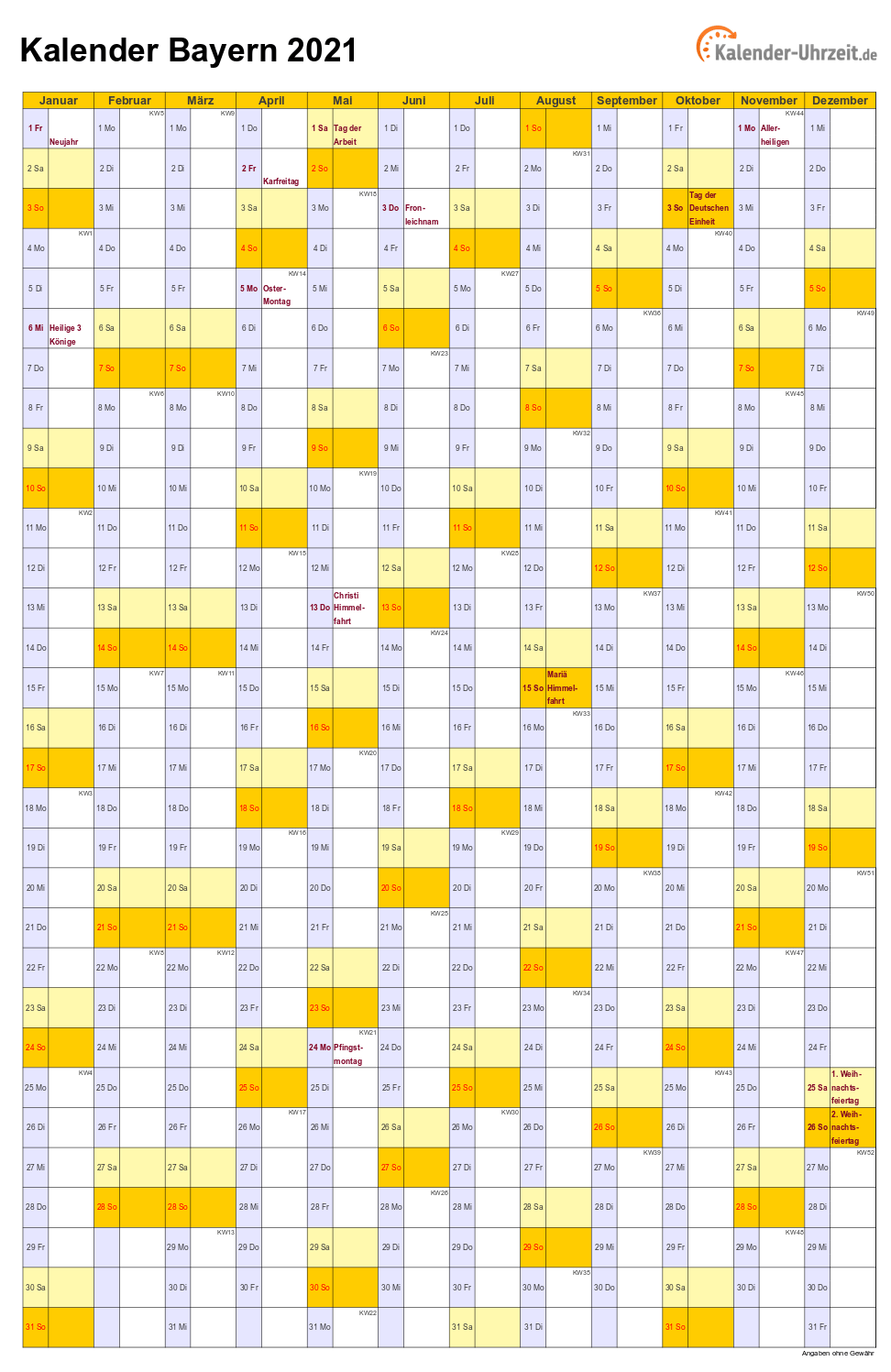 Featured image of post Kalender 2021 Bayern Excel Download : Kalender 2021 bayern als pdf oder excel.