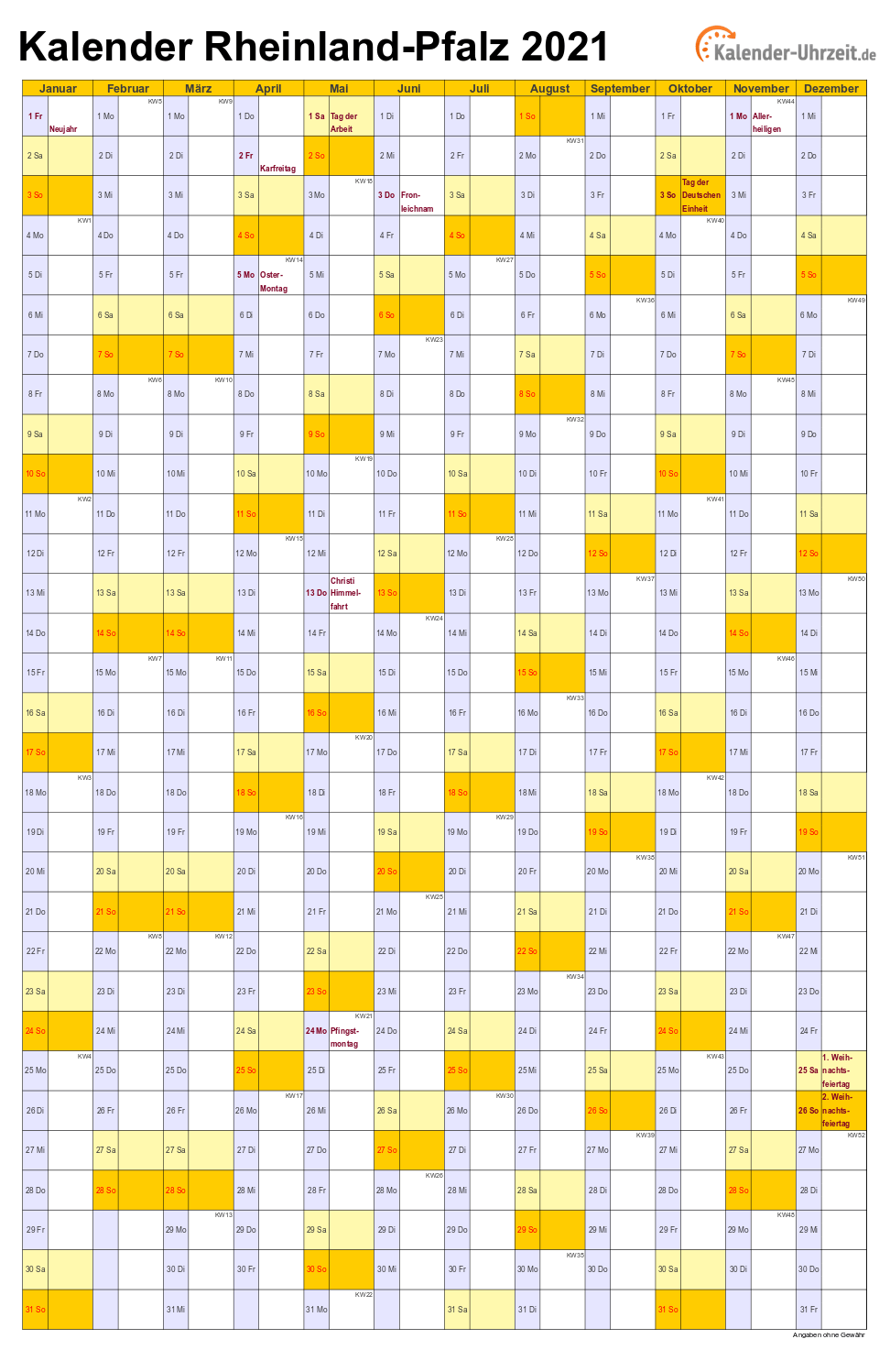 Featured image of post Feiertage 2021 Kalender 2021 Rlp / Pfingstmontag ist im jahr 2021 ein gesetzlicher feiertag in ganz deutschland, der in allen 16 deutschen bundesländern gefeiert wird.