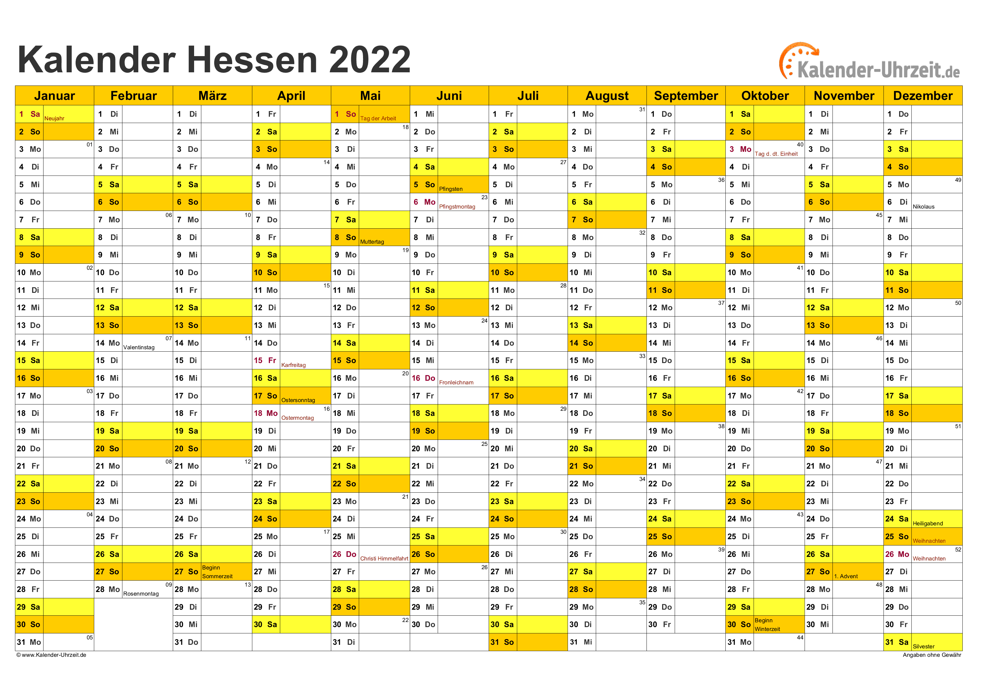 Kalender 2022 Hessen Zum Ausdrucken Images and Photos finder