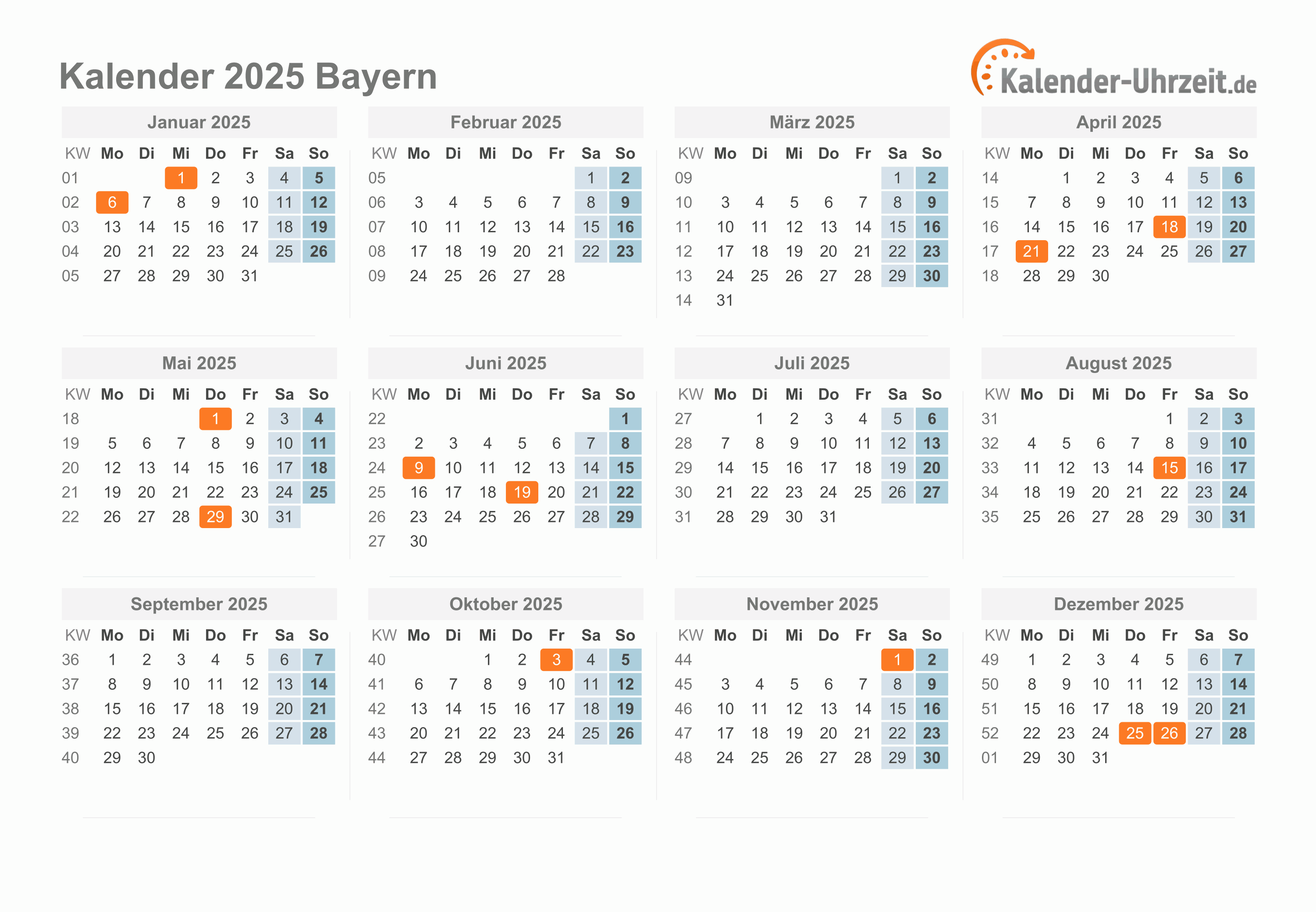Bayern Feiertage 2025 Kalender Bayern Feiertage 2025 Kalender