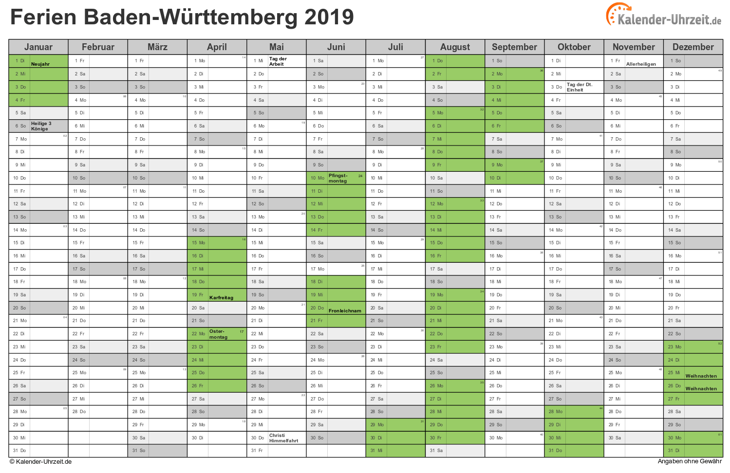 Herbstferien baden-württemberg 2020