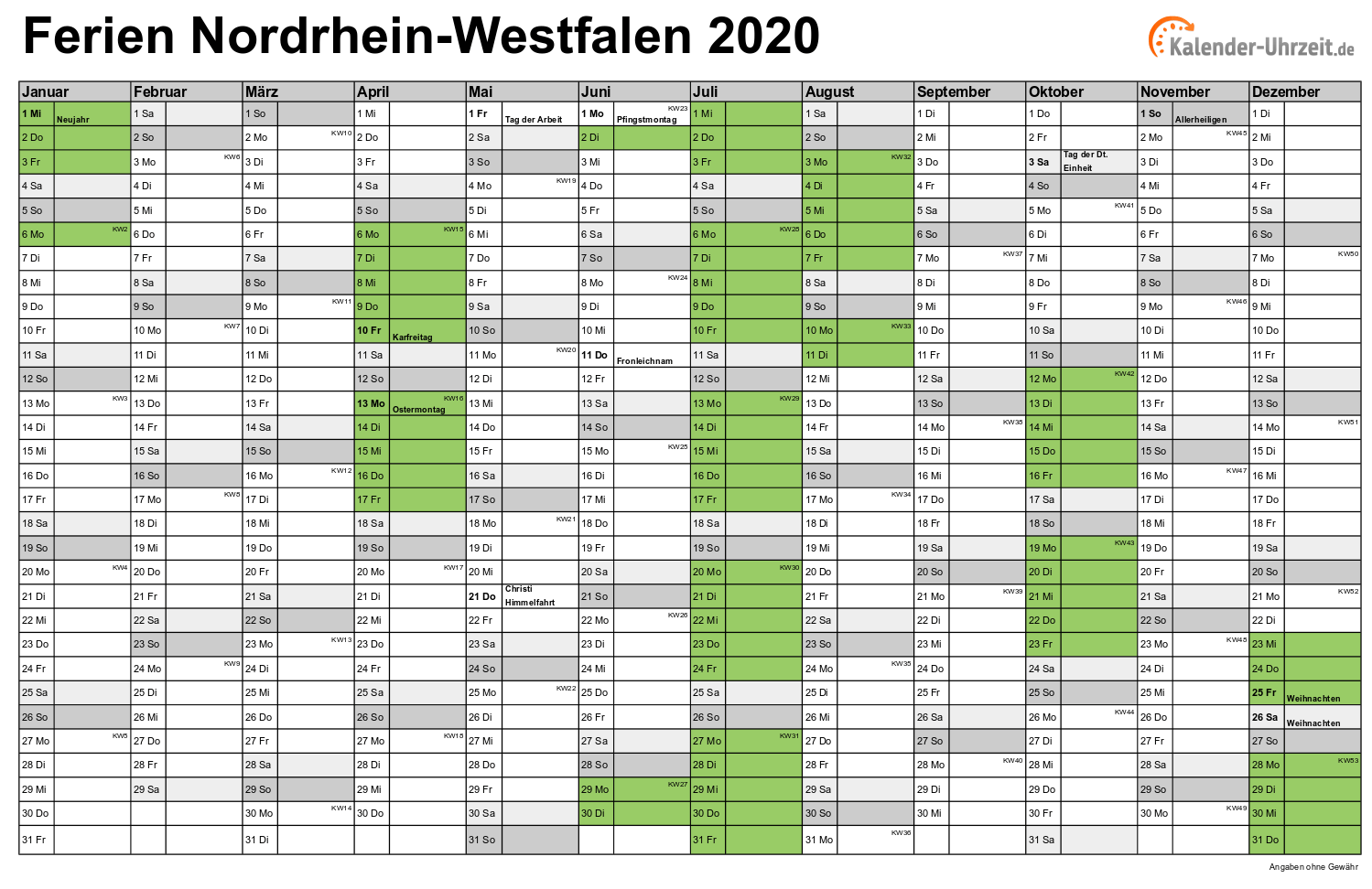 Nordrhein-westfalen ferien | FERIEN Nordrhein