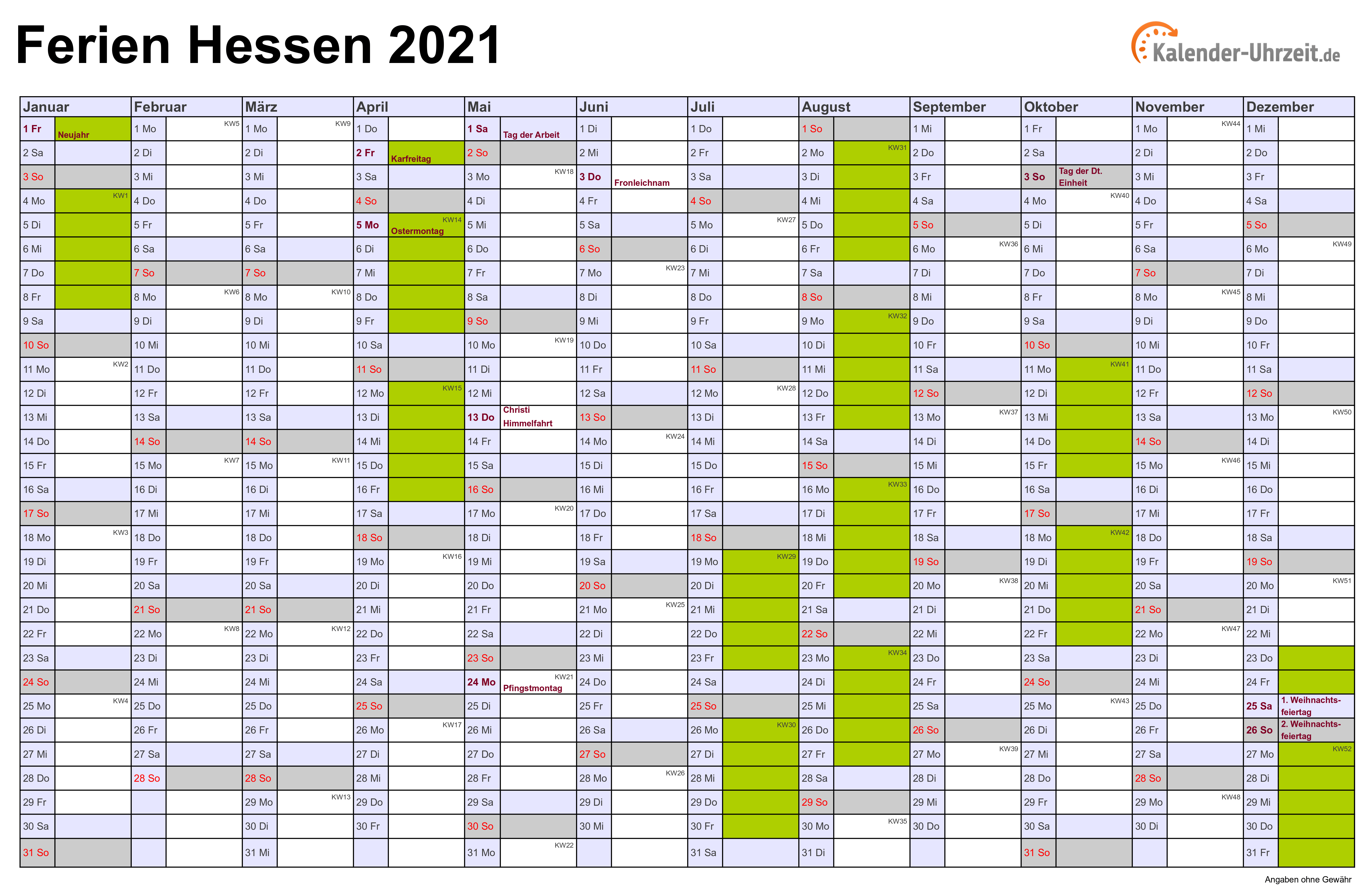 Kalender 2021 A4 Zum Ausdrucken Kostenlos Druckbar Jahreskalender Images