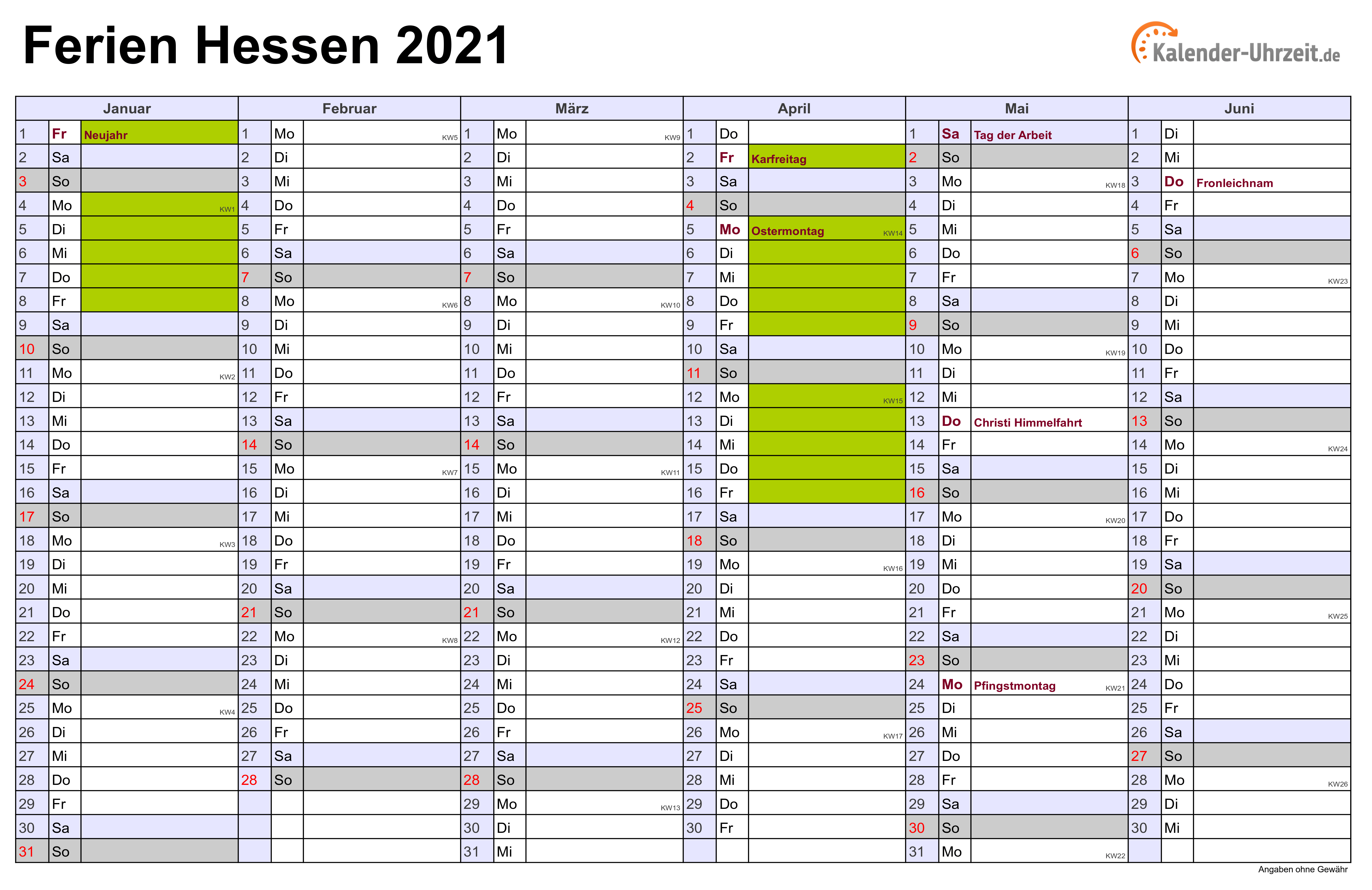 Kalender 2021 Bayern A4 Zum Ausdrucken / Kalender 2021 Bayern Zum Ausdrucken Kostenlos / 2 ...