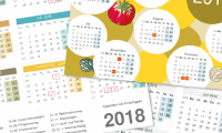 Kalender 2018 zum Ausdrucken Vorschau