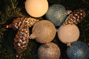 Weihnachtsschmuck – alles glitzert und glänzt