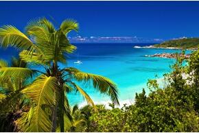 Strand auf den Seychellen