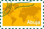 Briefmarke der Stadt Abuja
