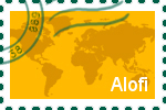 Briefmarke der Stadt Alofi