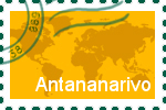 Briefmarke der Stadt Antananarivo