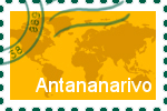 Briefmarke Antananarivo Briefmarke der Stadt Antananarivo