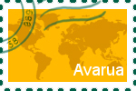 Briefmarke der Stadt Avarua