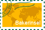 Briefmarke Bakerinsel Briefmarke der Bakerinsel