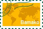 Briefmarke der Stadt Bamako