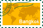 Briefmarke Bangkok Briefmarke der Stadt Bangkok