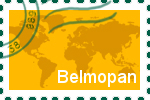 Briefmarke der Stadt Belmopan
