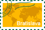 Briefmarke der Stadt Bratislava