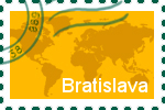 Briefmarke Bratislava Briefmarke der Stadt Bratislava