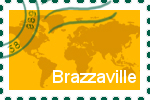 Briefmarke der Stadt Brazzaville