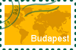 Briefmarke der Stadt Budapest