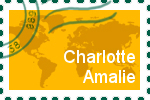 Briefmarke Charlotte Amalie Briefmarke der Stadt Charlotte Amalie
