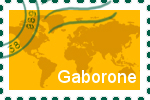 Briefmarke der Stadt Gaborone