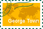 Briefmarke George Town Briefmarke der Stadt George Town