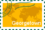 Briefmarke der Stadt Georgetown
