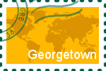 Briefmarke Georgetown Briefmarke der Stadt Georgetown
