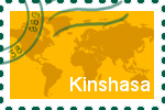 Briefmarke der Stadt Kinshasa