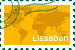 Briefmarke Lissabon Briefmarke der Stadt Lissabon