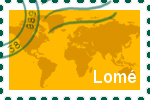 Briefmarke der Stadt Lomé