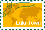 Briefmarke der Stadt Lulu Town