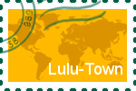 Briefmarke Lulu Town Briefmarke der Stadt Lulu Town