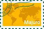 Briefmarke der Stadt Majuro