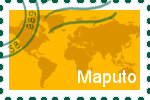 Briefmarke Maputo Briefmarke der Stadt Maputo
