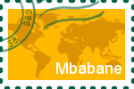 Briefmarke der Stadt Mbabane