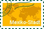 Briefmarke der Stadt Mexiko-Stadt