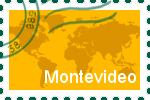 Briefmarke der Stadt Montevideo