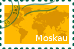 Briefmarke Moskau Briefmarke der Stadt Moskau