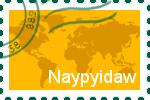 Briefmarke der Stadt Naypyidaw