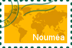 Briefmarke der Stadt Nouméa