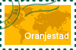Briefmarke Oranjestad Briefmarke der Stadt Oranjestad