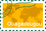 Briefmarke der Stadt Ouagadougou
