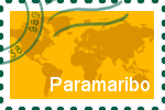 Briefmarke der Stadt Paramaribo