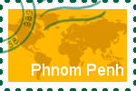 Briefmarke Phnom Penh Briefmarke der Stadt Phnom Penh