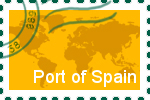 Briefmarke der Stadt Port of Spain
